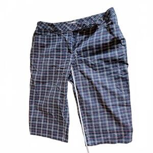 Lady Hagen Plaid Bermuda Golf Shorts